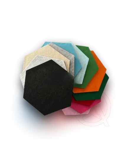 Akustik Altıgen Keçe Panel