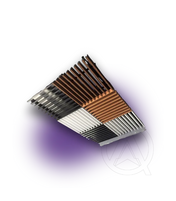 Metal Baffle Asma Tavan